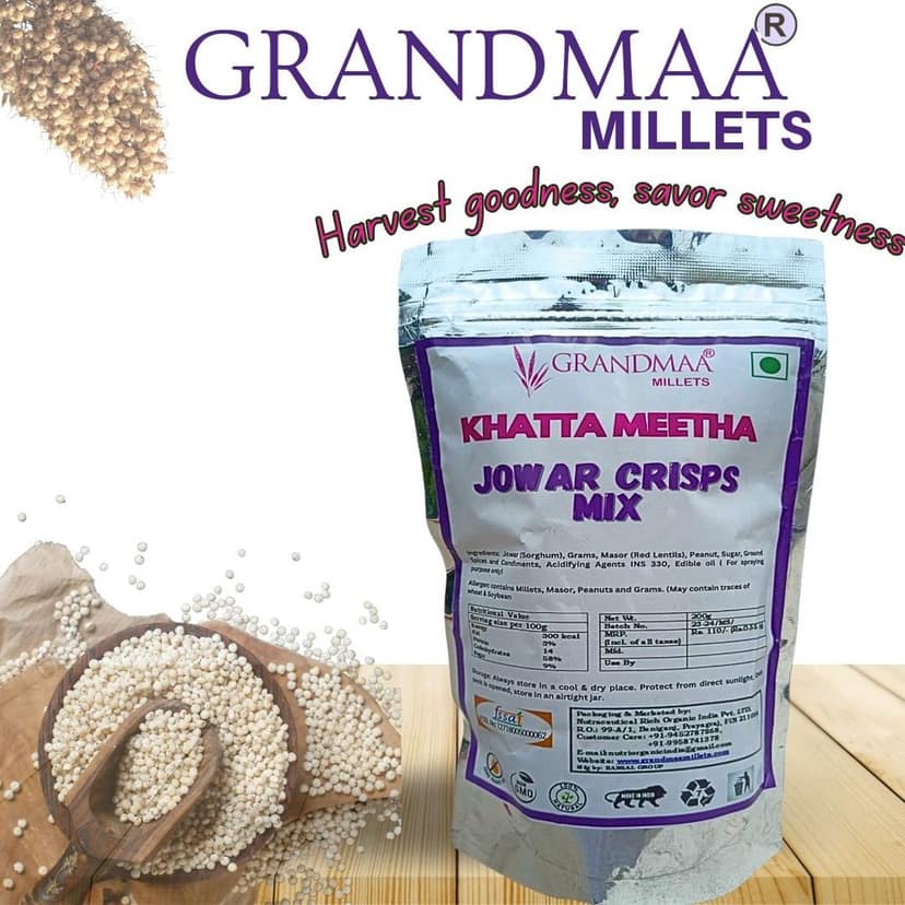 Khatta meetha Jowar Crisps Mix view 3