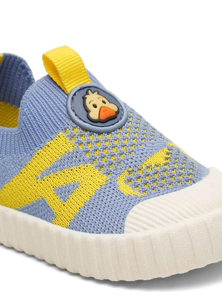 Ducky Toddlers' First Step Shoes - Sky Blue & Yellow (Unisex) view 2