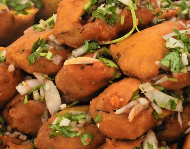 Stuffed Mirchi Bajji [4 Pieces] – Crispy Spicy Snack