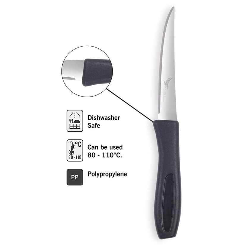 SNOKE® Stainless Steel Kitchen Knife For Home Use , Curve Knife , 1 piece , silver view 2