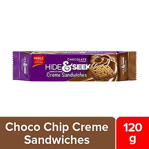 Parle Creams - Hide & Seek Creme Chocolate, 120 g (Get 20gm Extra)