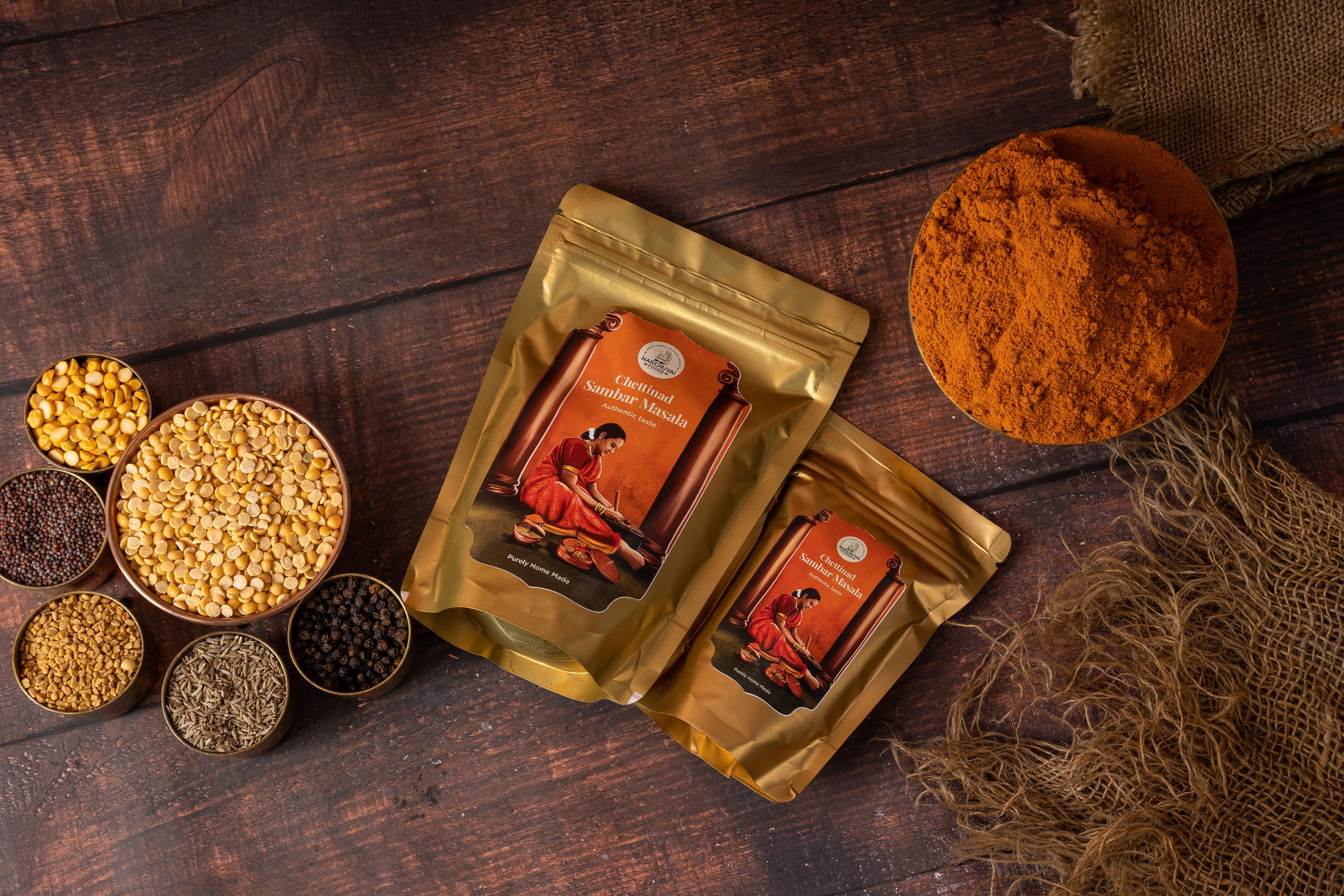 Narchuvai Foods Chettinad Sambar Masala 1 Kg