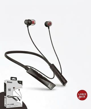 DEALZONE Airvibe 100 Wireless Neckband with up to 20H Playtime & AI Technology