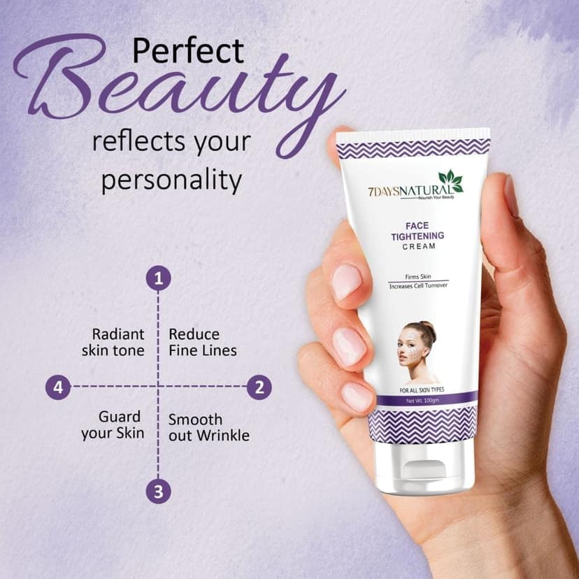 7 Days Natural Anti-Aging Face Tightening Cream for Fine Lines & Wrinkles view 7