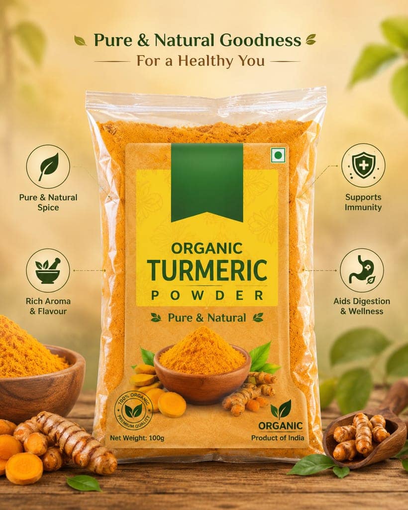 Organic Turmeric Powder - 250g view 3