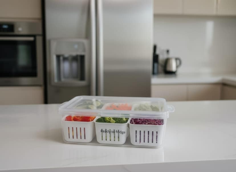 6 Multi-Compartment Meal Prep Food Storage Container with Removable Sections view 2