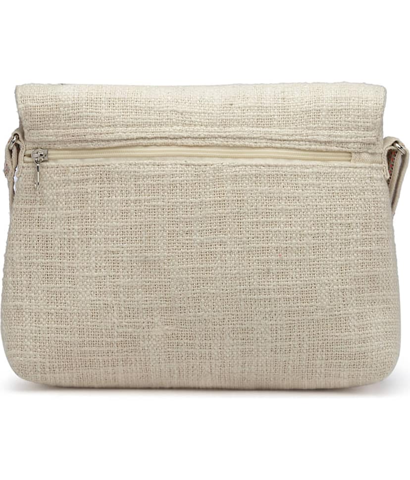 Anekaant Sling Bag Cotton Set of 1 ( Off White ) view 2