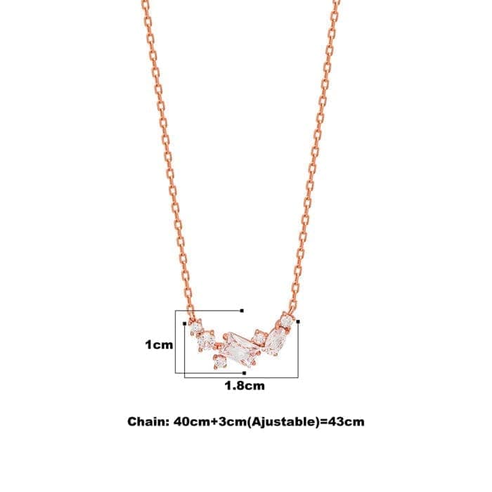 Rose Gold Starstruck Necklace view 4