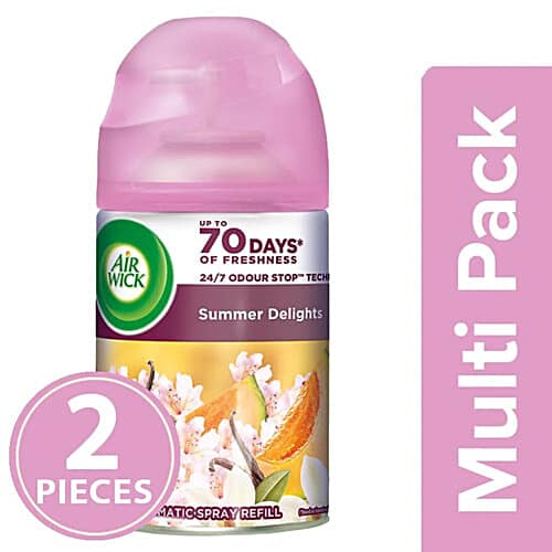 Airwick Freshmatic Air Freshener Refill, Summer Delights, 250 ml each (Pack of 2)