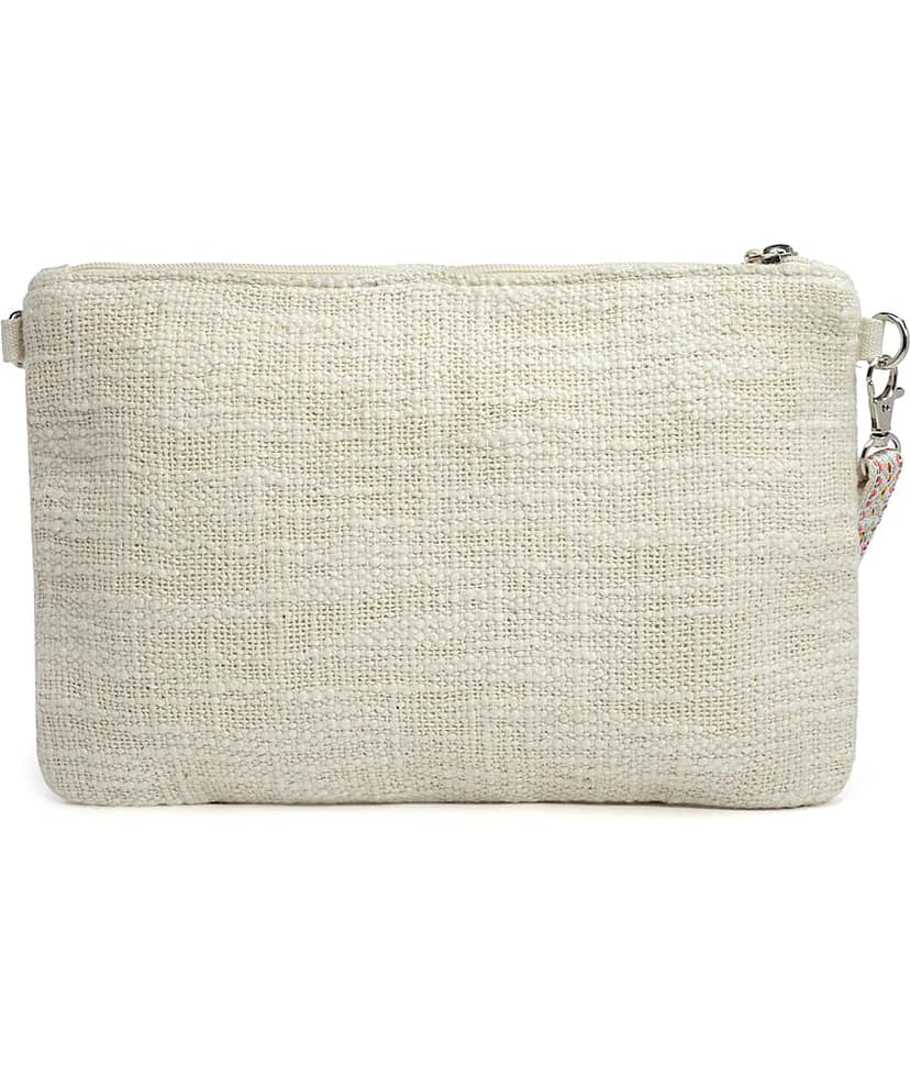 Anekaant Sling Bag Cotton Set of 1 ( Off White ) view 2