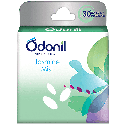 Odonil Bathroom Air Freshener Blocks - Jasmine Mist, 72 g