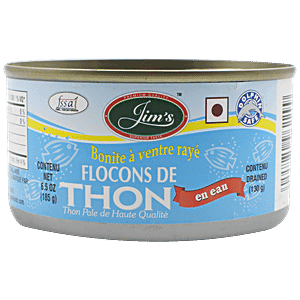 Grace Skipjack Tuna - Chunks In Water, 185 g Can