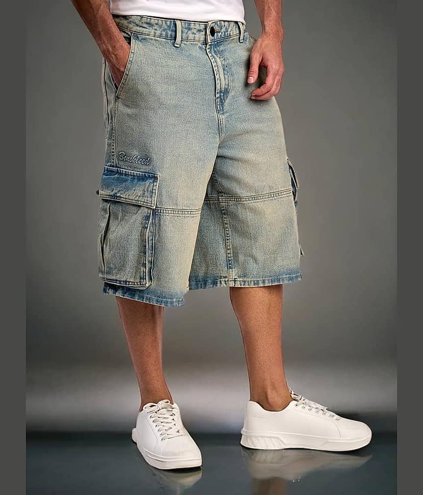 Bene Kleed Light Blue Cotton Men's Shorts ( Pack of 1 )