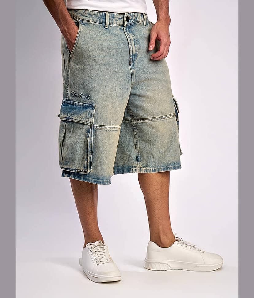Bene Kleed Light Blue Cotton Men's Shorts ( Pack of 1 ) view 8