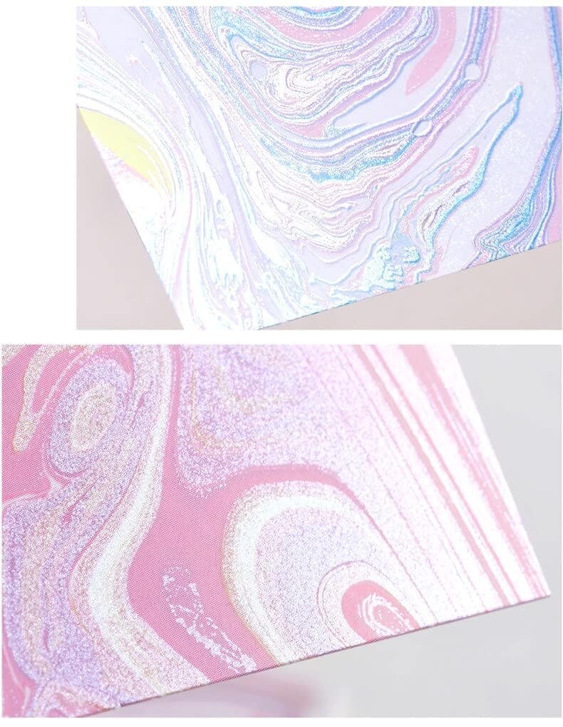 Rack Jack Watercolour Marble Effect Greeting Card with Gold Foiling - Happy view 4
