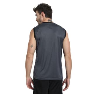 FTX Men Colorblock Round Neck Sleeveless Tshirt