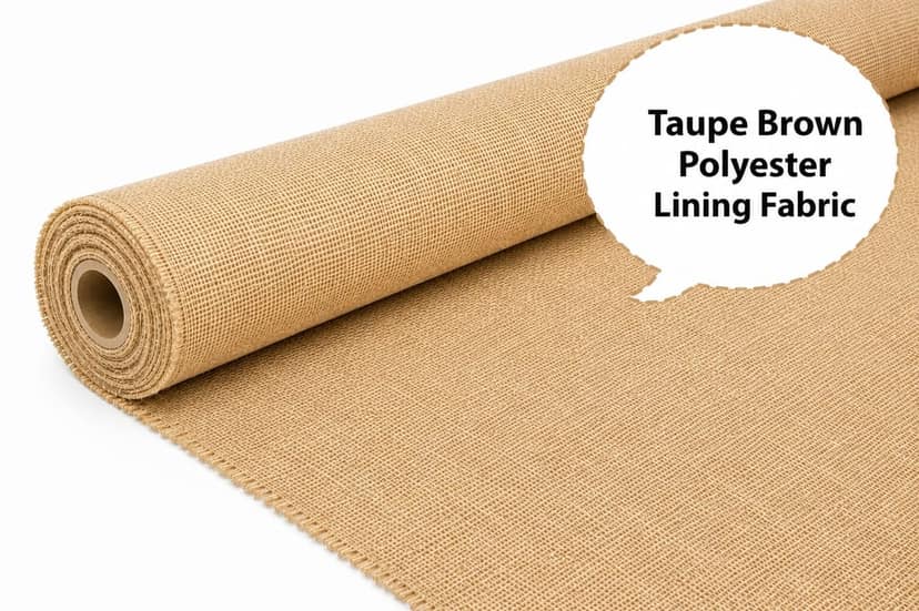 Natural Beige Polyester Lining Fabric (Chhota Panna), Beige Polyester Lining Fabric (Chhota Panna), Light Beige Polyester Lining (Chhota Panna), Natural Beige Lining Fabric (Chhota Panna), Polyester Inner Lining Fabric (Chhota Panna) view 4