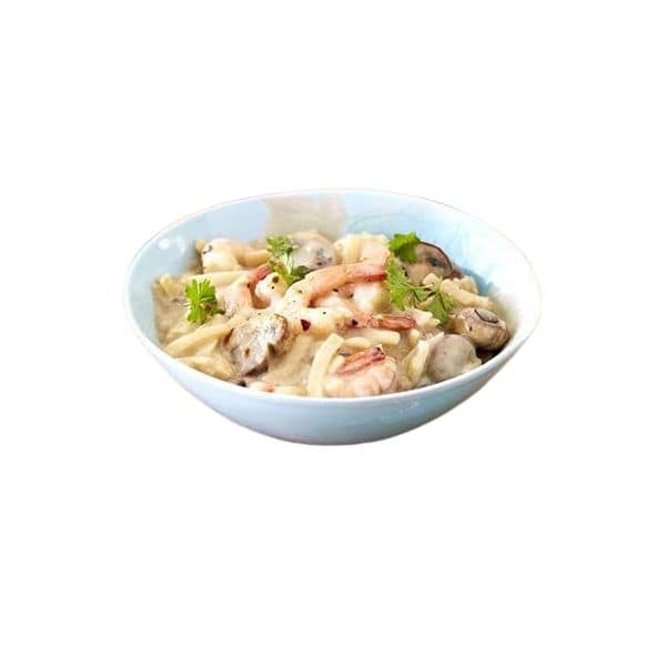 Creamy Prawn & Mushroom Pasta