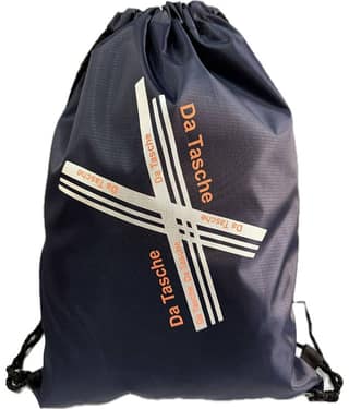 Da Tasche Blue Polyester Backpack ( 5 Ltrs )