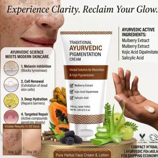 Elegantra Anti Pigmentation Cream for Dark Spots, Hyperpigmentation, Blemishes, Acne Marks & Clear Skin Tone 100gm Pack of 1