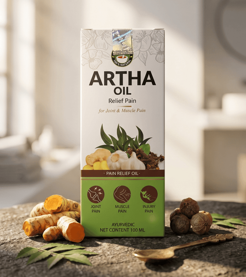 Artha Oil - Premium Ayurvedic Pain Relief Massage Oil (100ml / Pack of 1)
