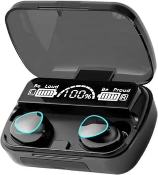 Earbuds M10 Wireless 5.3 TWS Large Screen Dual LED Digital Display Touch Bluetooth Headphones Mini Compact Portable Sports Waterproof Stereo in Ear Earphones