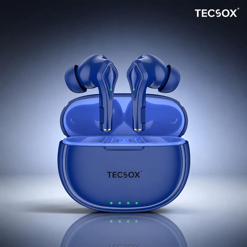 Buy TecSox Neo231 Wireless Earbud With Deep Bass & Comfortable Fit Buy TecSox Neo231 Wireless Earbud With Deep Bass & Comfortable Fit - Blue