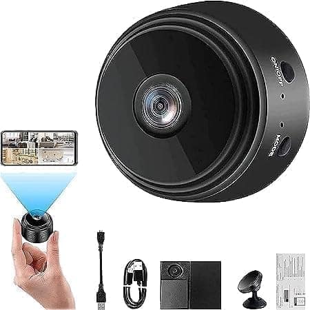 WiFi Spy Camera 360° Security Camera for Home Outdoor High HD Spy Magnet Mini Spy WiFi Magnetic Live Stream Night Vision IP Wireless (1) view 4