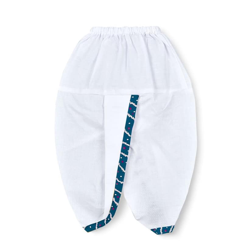 mustmom Traditional Boys Full Sleeve Ethnic Dress Lungi Dhoti Kurta Set view 2