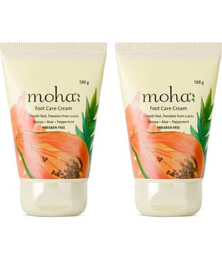Moha Foot Care Cream 100gm Pack Of 2: Clinically proven visible repair from use 1