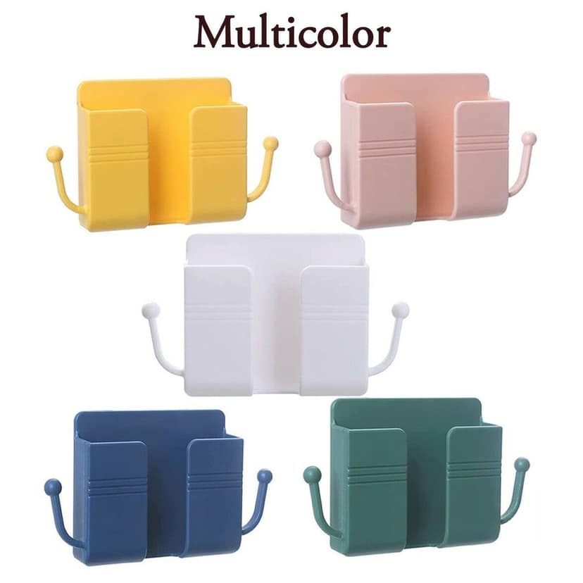 1 Pc Wallmount Mobile Stand With Hook Design used in all kinds of places including household and many more as a hanging support for and stuffs purposes. view 9