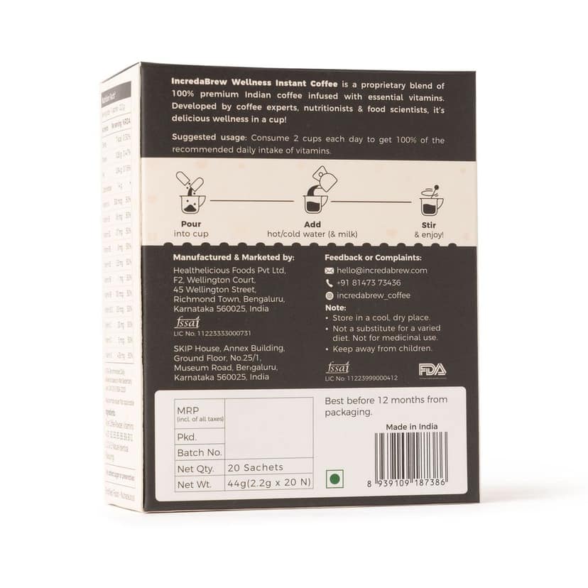 Wellness Instant Coffee - Any 3 Flavours view 7