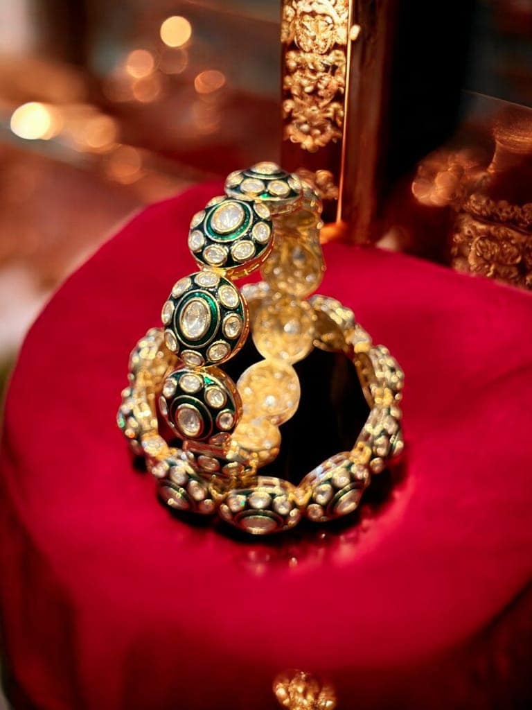 Royal Kundan Bangles By Dia Art Jewels view 3