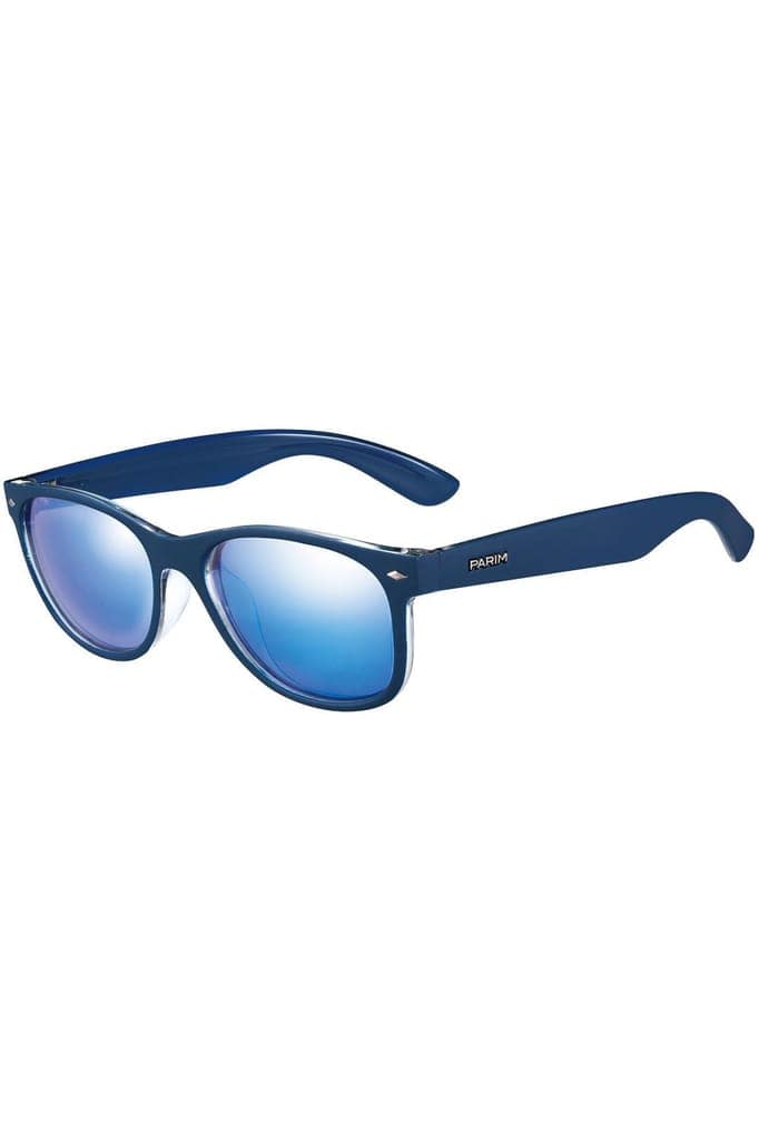 PARIM Polarized Unisex Wayfarer Sunglasses Blue Frame / Blue Lenses | SKU 1290 C1