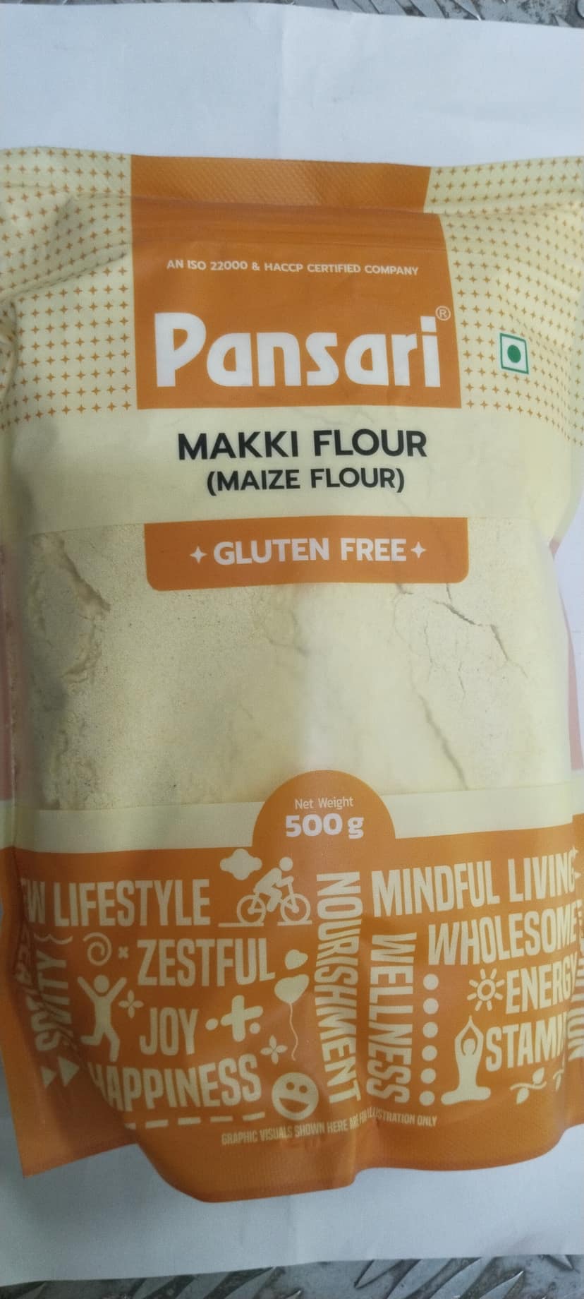 Pansari Makki flour (maize flour) + gluten free+