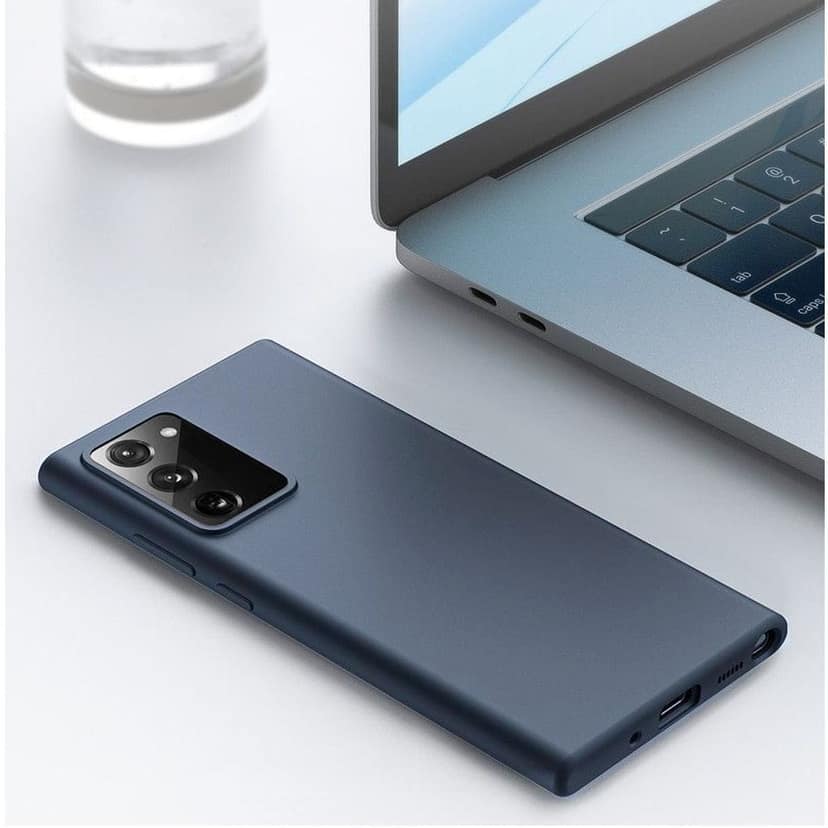 Memumi Crystalloid Series Back Cover Case for Samsung Galaxy Note 20 Shockproof - Blue (6.9") view 6