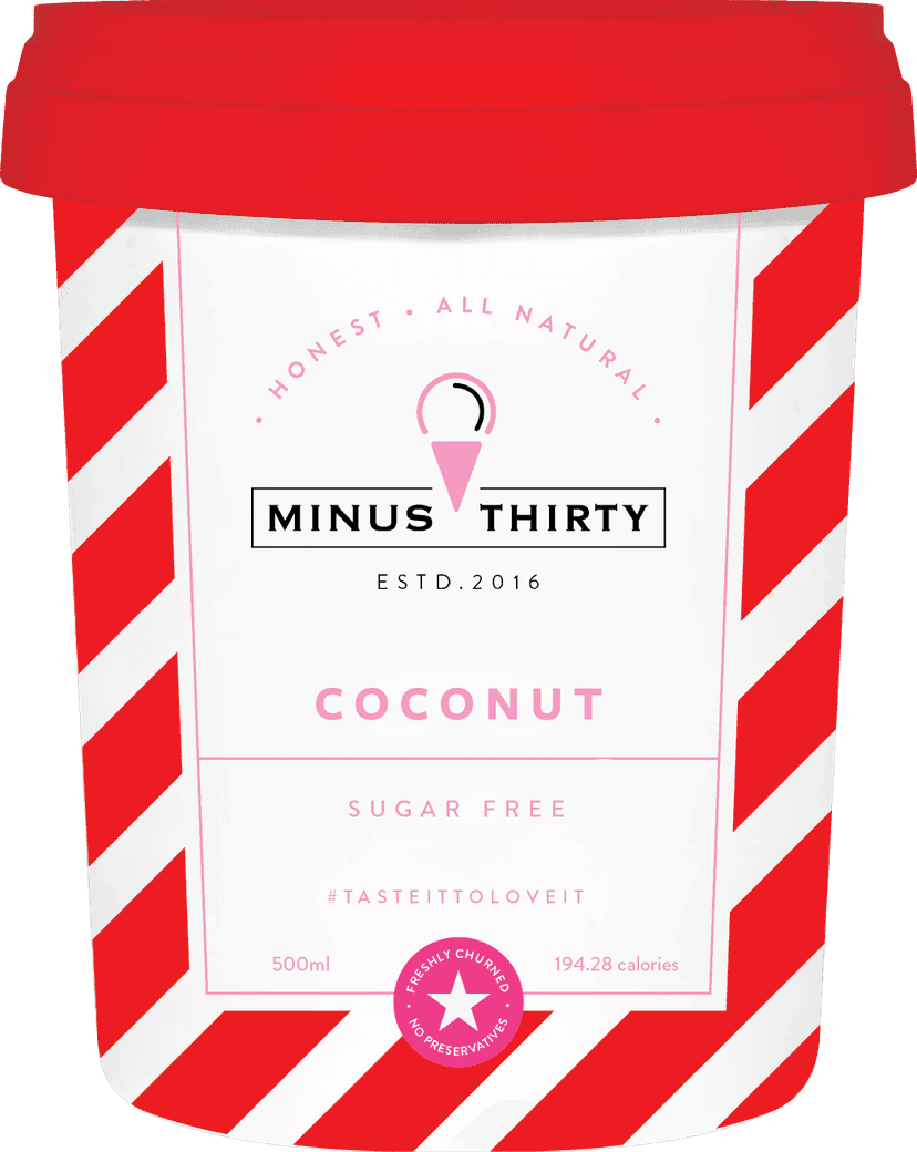 Minus30 Coconut Dairy And Sugar Free | Zero Additives or Preservatives, 500 ml