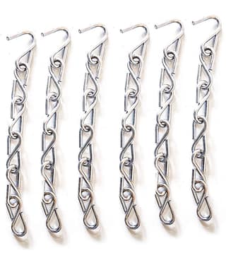 Laxmi Zula Swing S Hook Metal Links Chain(Pack of 6) 6 Hand Tool