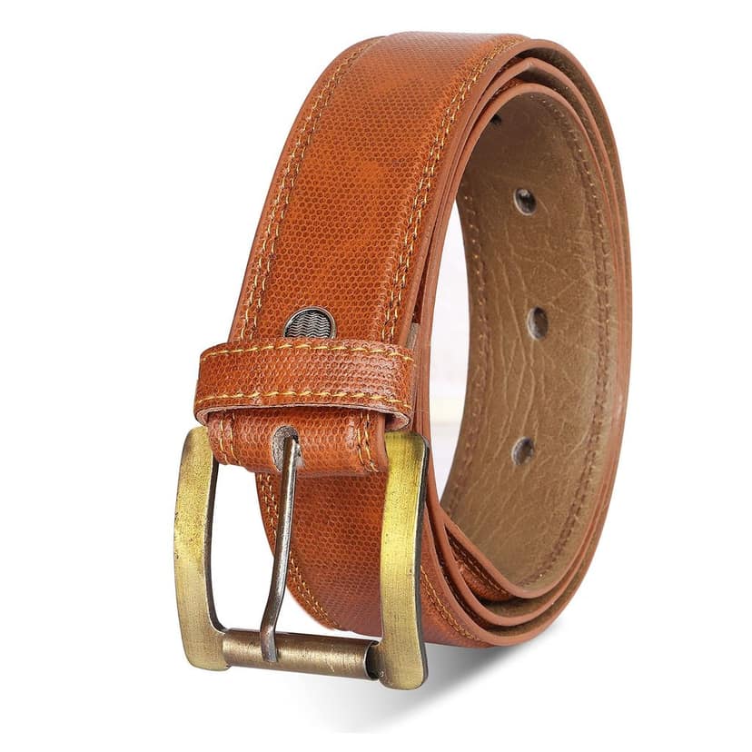 LOREM Black Formal/casual PU Leather Belt For Men BT20-BKL05 view 2