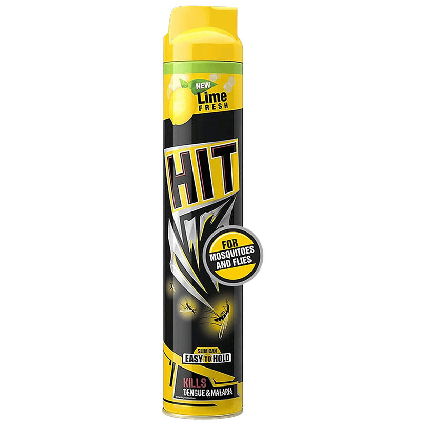 Hit Mosquito & Fly Killer Spray - Lime Fragrance, 625 Ml view 2