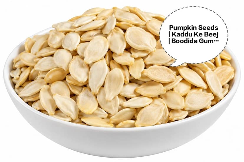 Pumpkin Seeds | Kaddu Ke Beej | Boodida Gummadi Vittanalu | Poosanikai Vidhai | Pumpkin Beej view 3