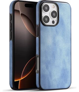 BIG WINGS Shock Proof Case Compatible For Artificial Leather Apple iPhone 16 pro max ( Pack of 1 )