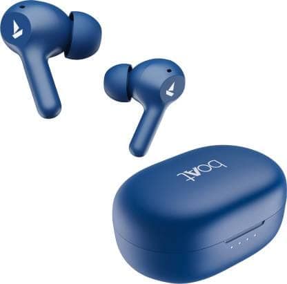 boAt Airdopes 71 w/ 40 HRS Playback, ENx Technology & Beast Mode(Low Latency) Bluetooth Headset (Starry Blue, True Wireless)