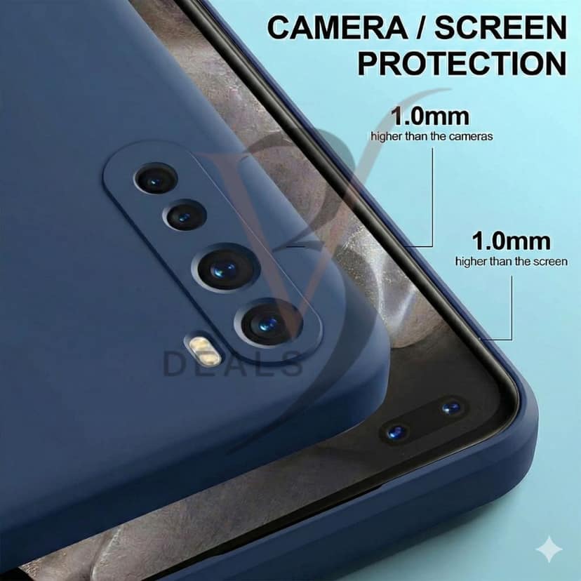 V3Deals Premium Silicon Mobile Cover Compatible for OnePlus Nord 5G | Camera Bump Protection, Shockproof Soft Flexible Back Case | Matte Finish view 3