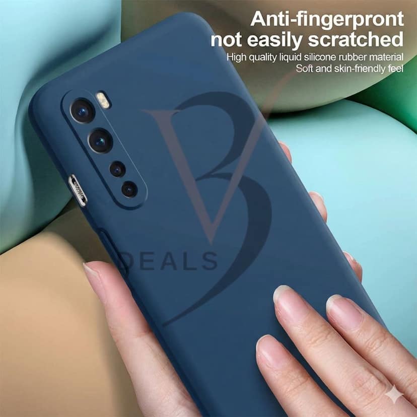 V3Deals Premium Silicon Mobile Cover Compatible for OnePlus Nord 5G | Camera Bump Protection, Shockproof Soft Flexible Back Case | Matte Finish view 5