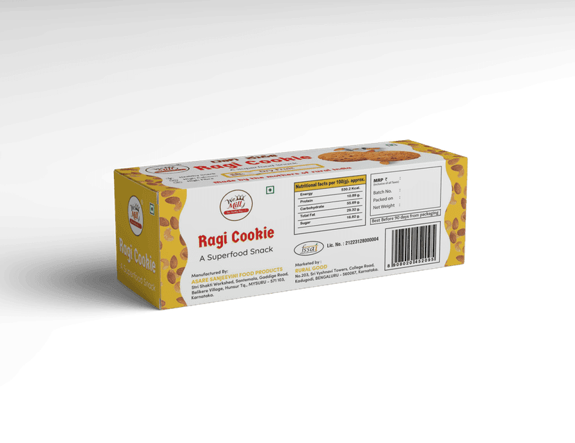 We Mill Ragi Cookie Dry Fruit - Healthy Superfood Snack view 2