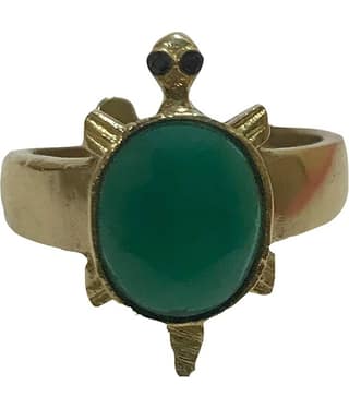 Astrodidi - Brass Religious Ring (Pack of 1)
