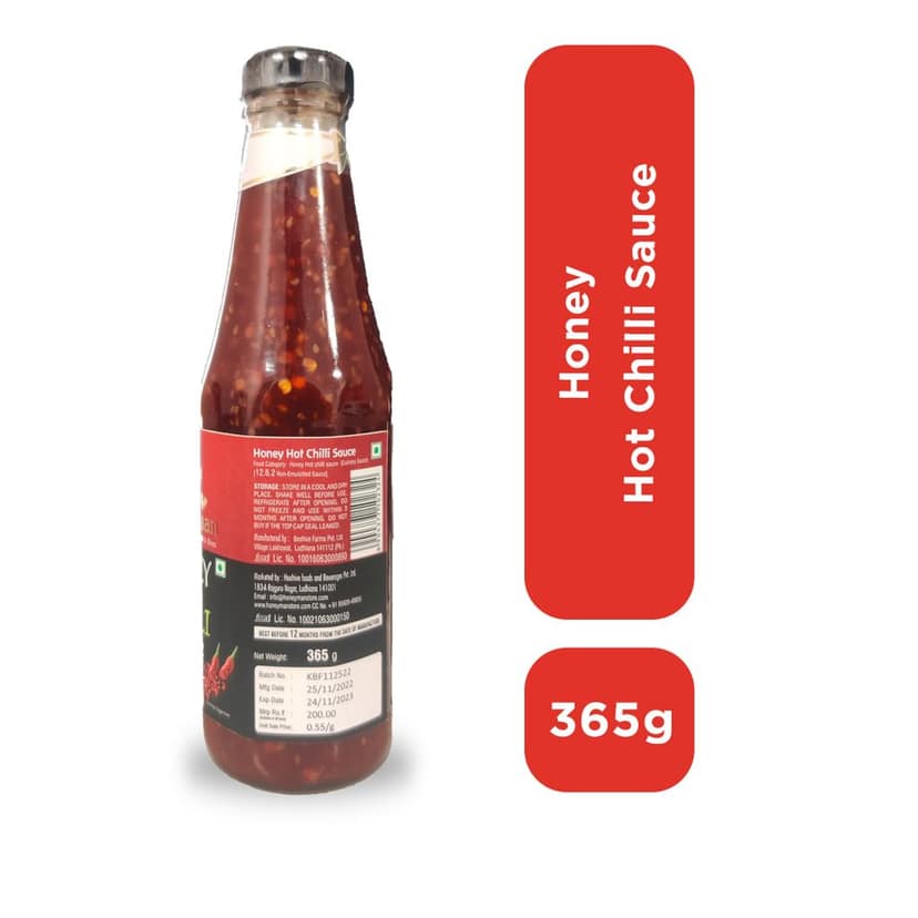 Honeyman Hot Chilli Sauce Cream Dressing 365 gm view 2
