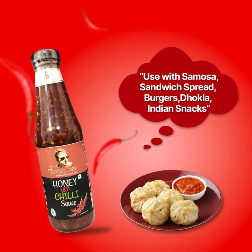 Honeyman Hot Chilli Sauce Cream Dressing 365 gm view 4