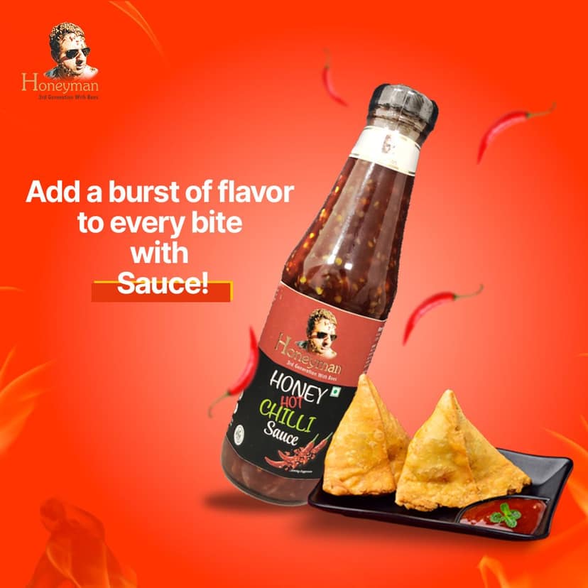 Honeyman Hot Chilli Sauce Cream Dressing 365 gm view 5